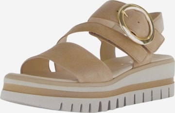 Sandales GABOR en beige : devant
