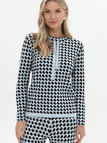 Passioni Sweatshirt in Blau: Vorderseite