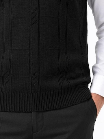 ALLTHEMEN Pullover 'Gitterlicht'‌‌ in Schwarz