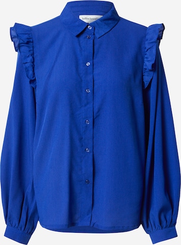 Lollys Laundry Blouse 'Alexis' in Blauw: voorkant
