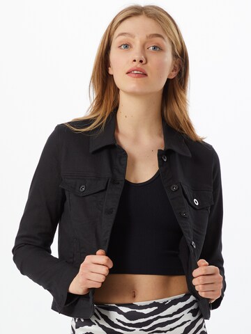 Veste mi-saison 'Hot Soya' VERO MODA en noir : devant