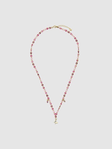 Luxenter Ketting 'Axelon' in Roze: voorkant