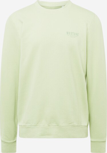 MUSTANG Sweatshirt in Grey / Pastel green, Item view