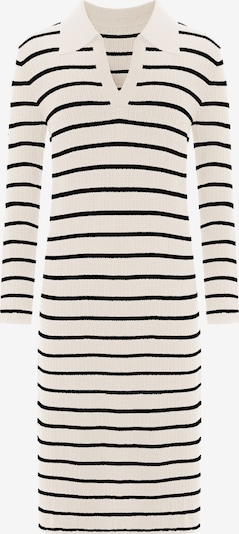 Megzta suknelė iš Imily Bela, spalva – smėlio spalva / juoda, Prekių apžvalga