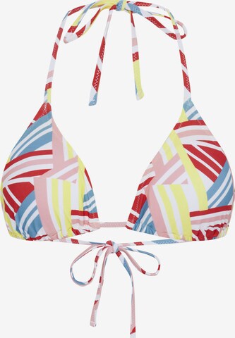 CHIEMSEE Bikini Top in Mixed colors: front