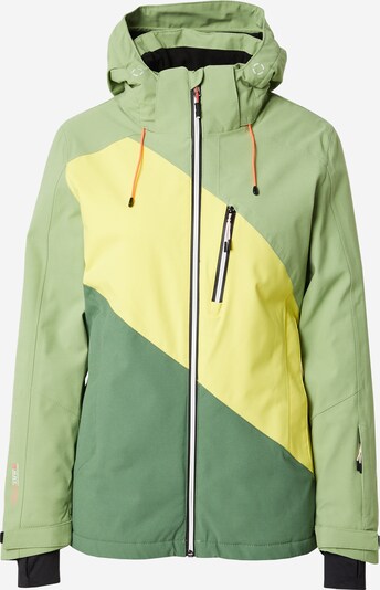 KILLTEC Veste de sport en citron vert / vert / kaki, Vue avec produit