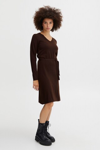 ICHI Dress 'Ihkava' in Brown