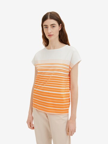 TOM TAILOR T-Shirt in Orange: predná strana