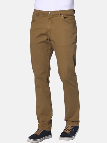 Jan Vanderstorm Loose fit Jeans 'Tarje' in Brown: front