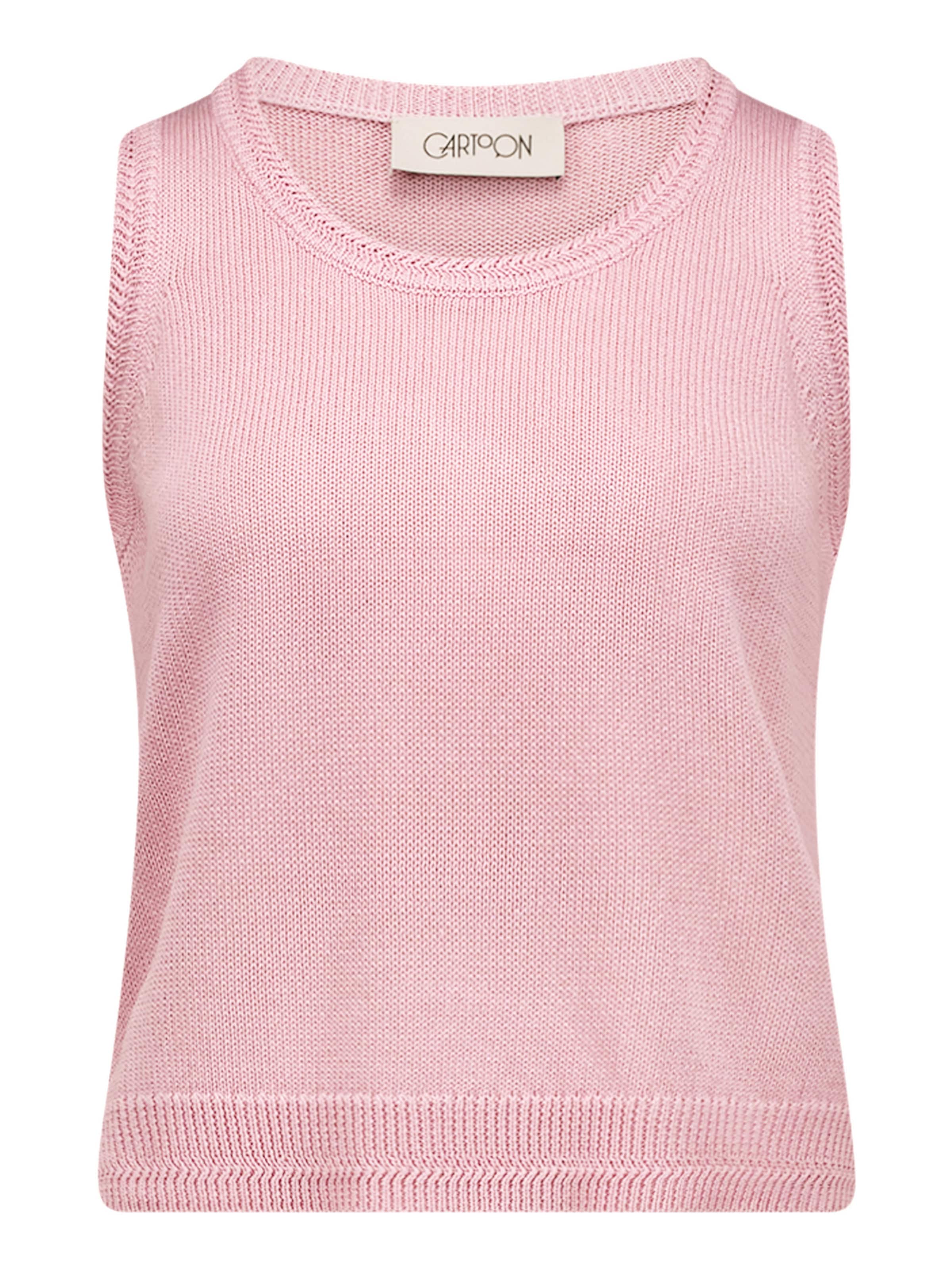 Cartoon Trui in Roze: voorkant