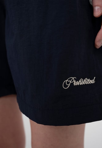 regular Pantaloni di Prohibited in blu