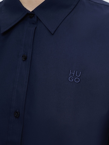 HUGO Bluse 'The Essential' in Blau