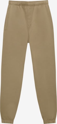 Pantalon Pull&Bear en beige : devant