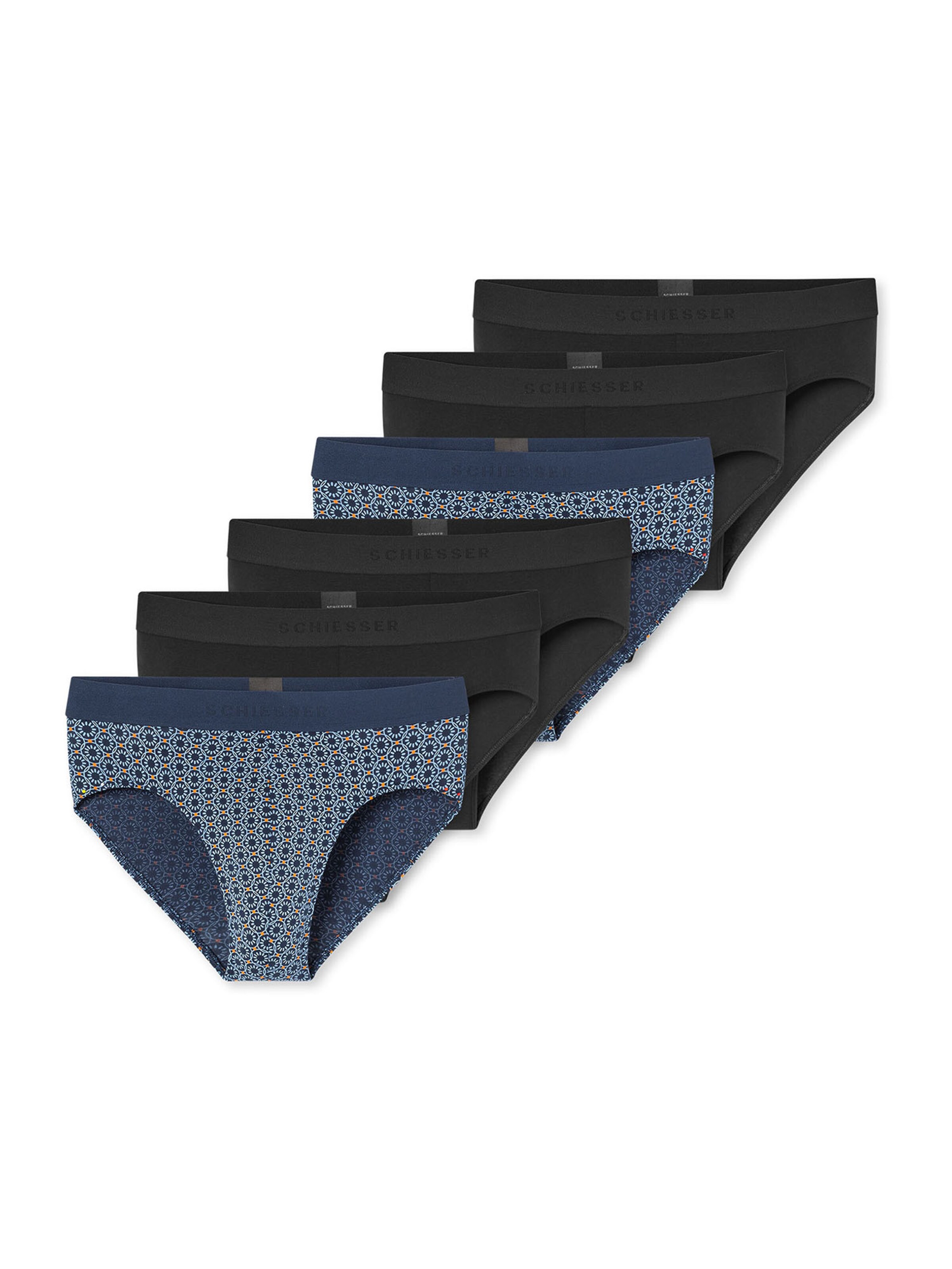SCHIESSER Slip ' 95/5 ' in Blauw: voorkant