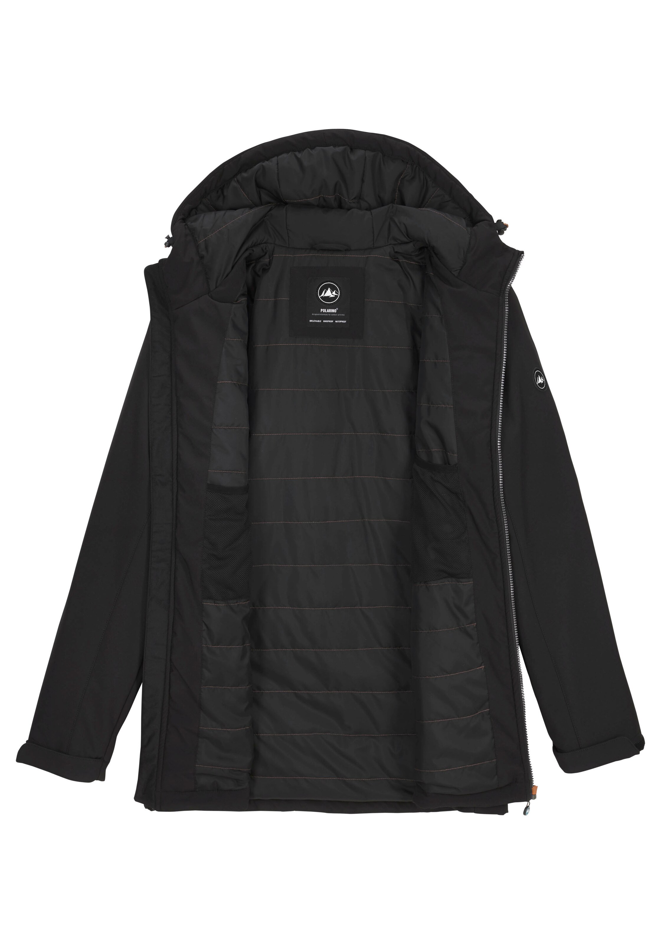 POLARINO Jacke in Schwarz