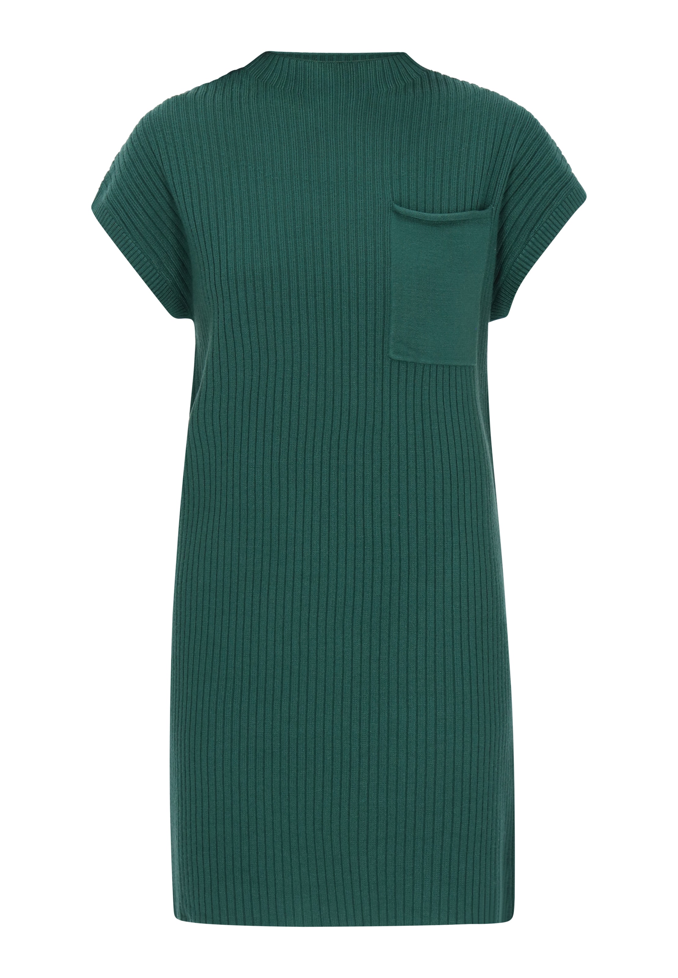 Robes en maille NAEMI en vert : devant