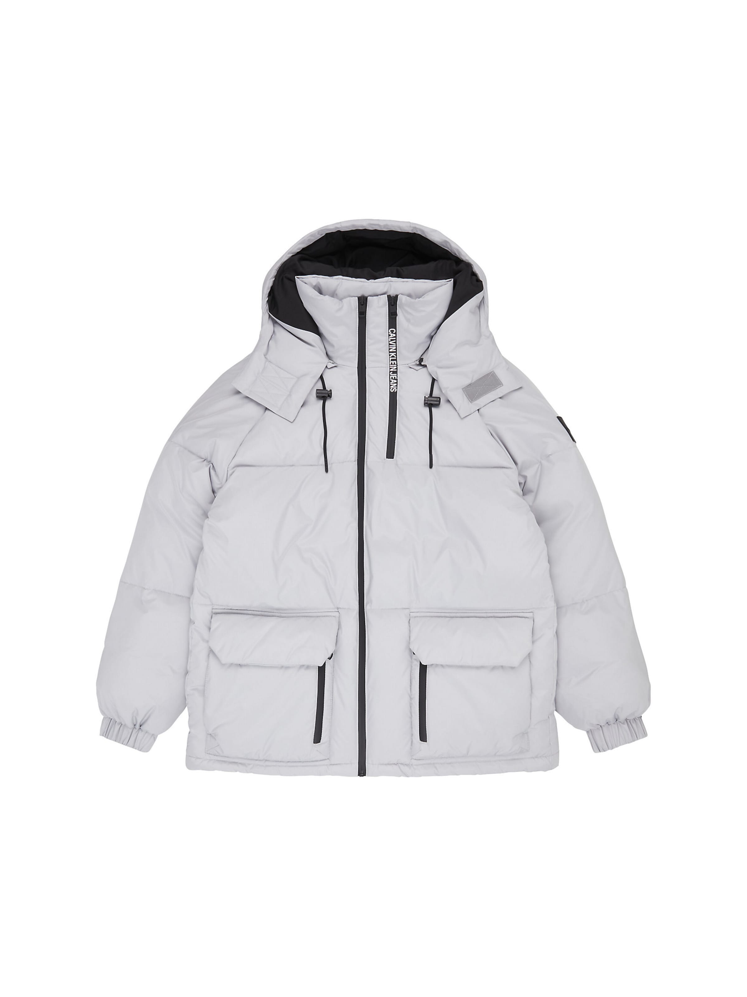 Calvin Klein Jeans Between-Season Jacket in Grey: front