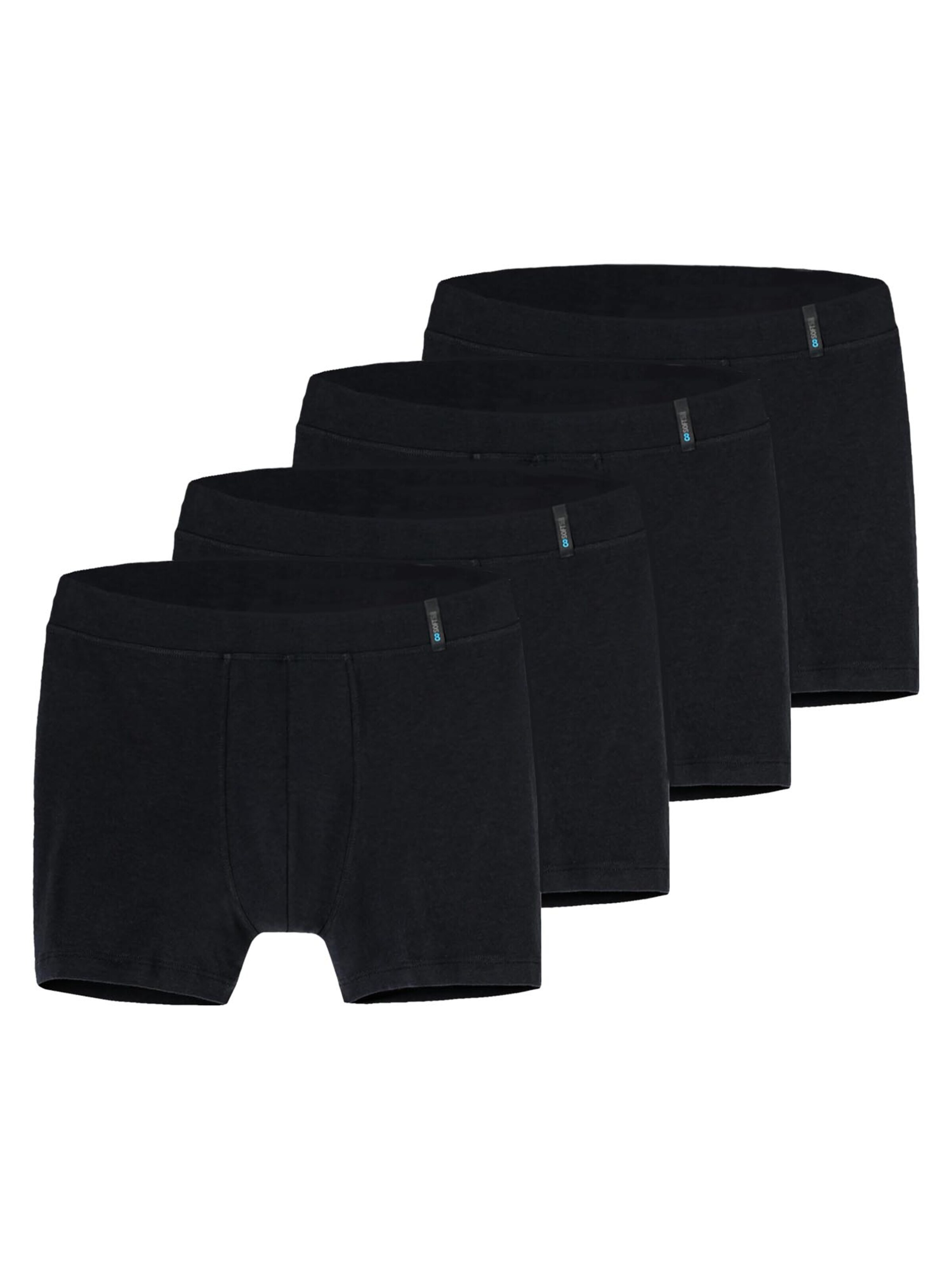 SCHIESSER Boxer shorts 'Long Life Soft' in Blue: front