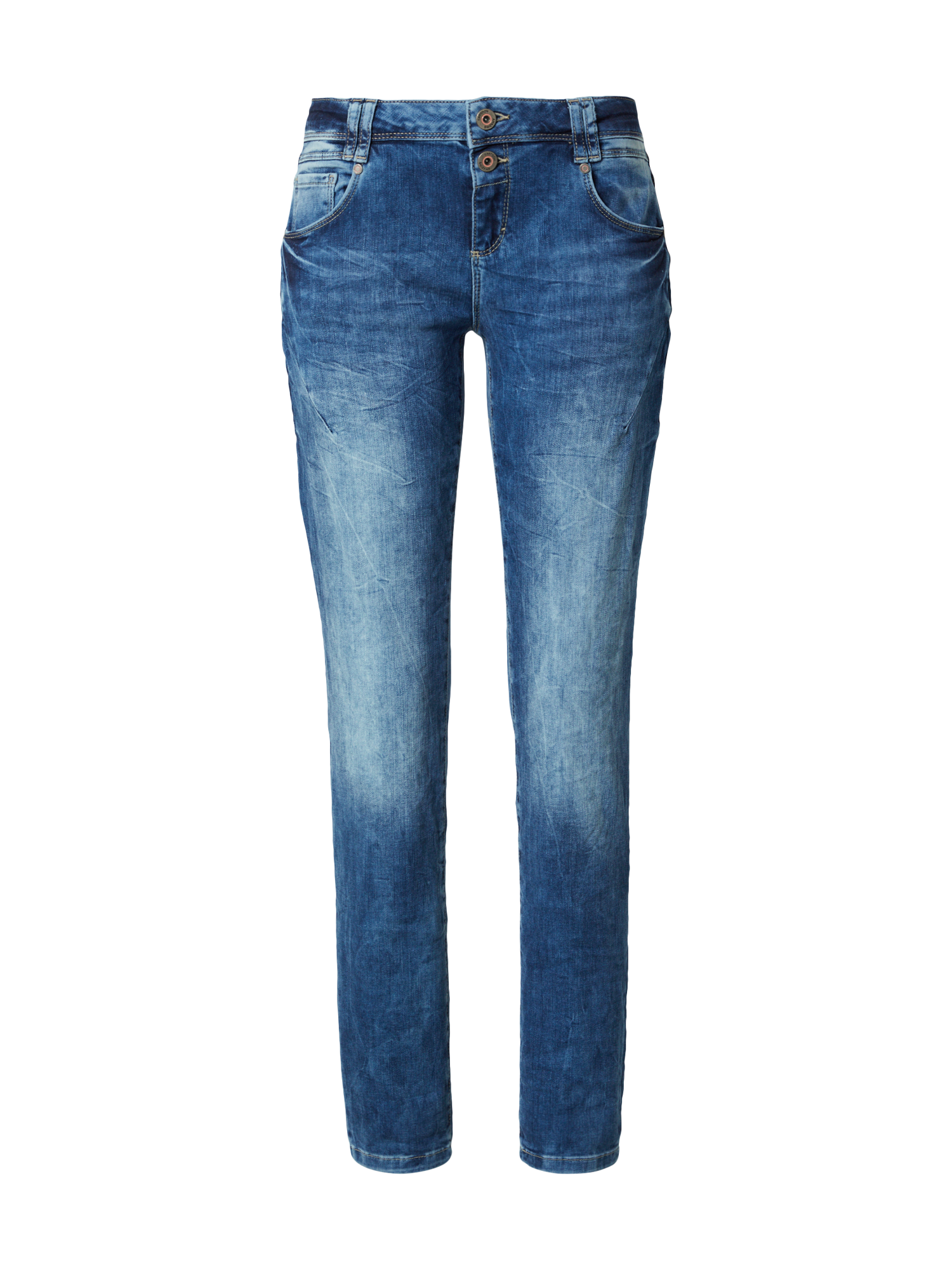 Odzież Plus size Cartoon Jeansy w kolorze Ciemny Niebieskim 