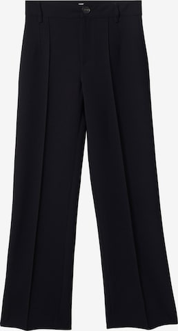 MANGO Loose fit Pleated Pants 'Maca' in Black: front