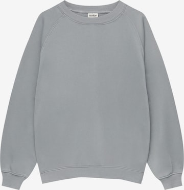 Pull&Bear Sweatshirt in Grey: front