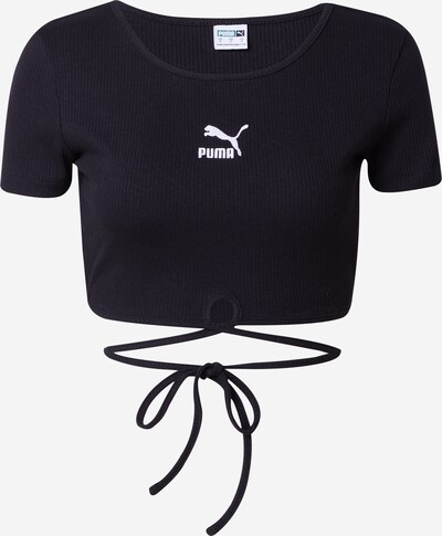 PUMA Μπλουζάκι σε μαύρο / λευκό, Άποψη προϊόντος