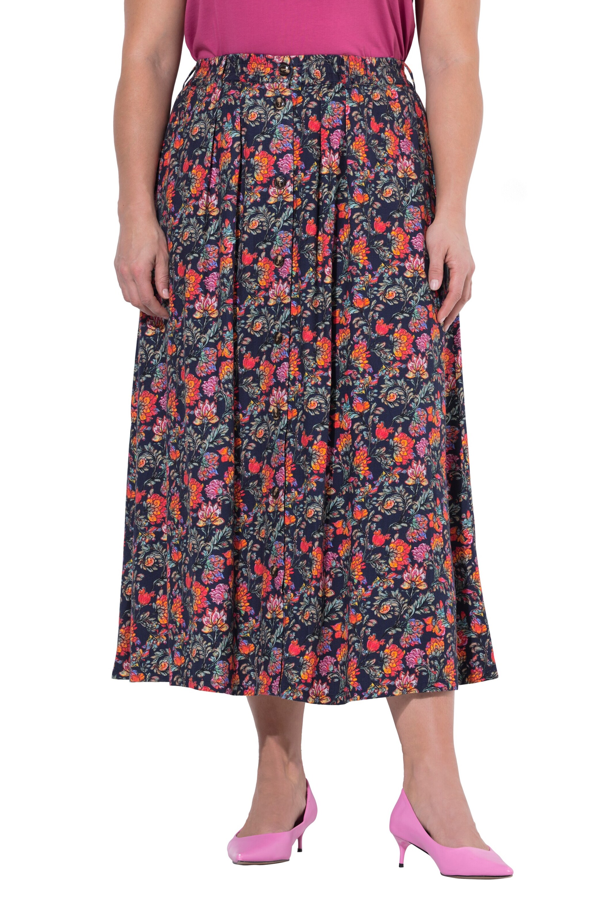 Ulla Popken Rok in Gemengde kleuren: voorkant