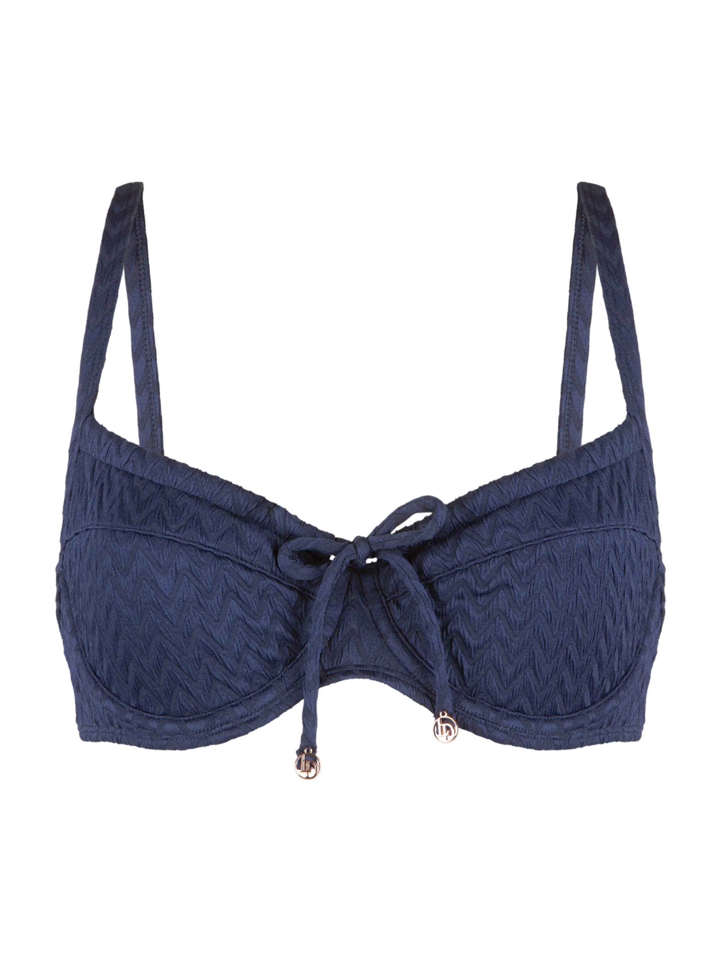 LingaDore T-shirt Bikinioverdel i blå: forside