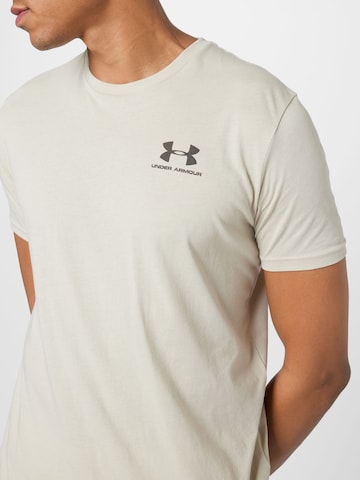 UNDER ARMOUR Functioneel shirt in Beige