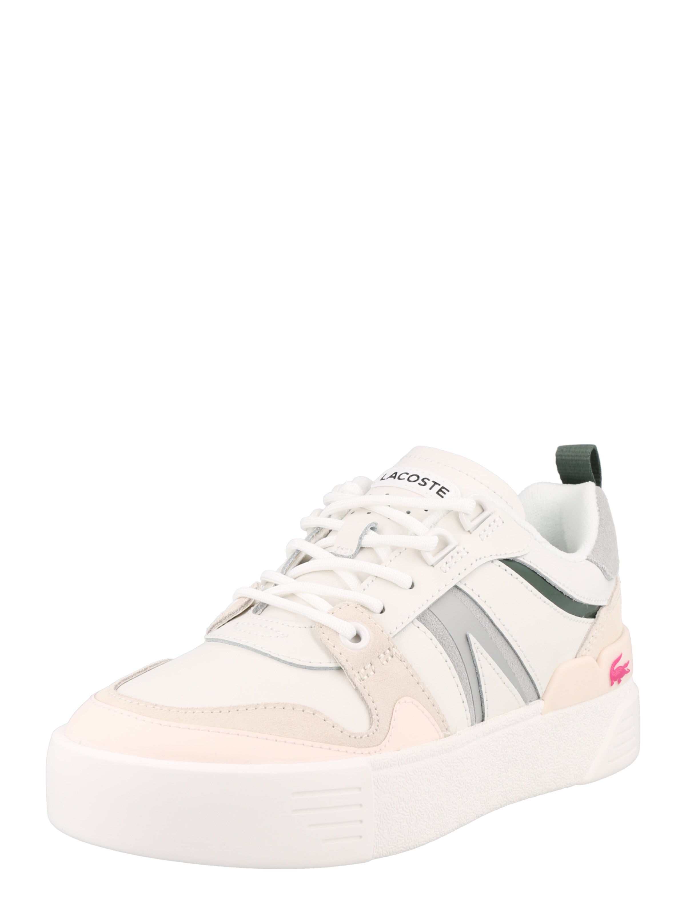 Baskets basses 'L002' LACOSTE en blanc : devant