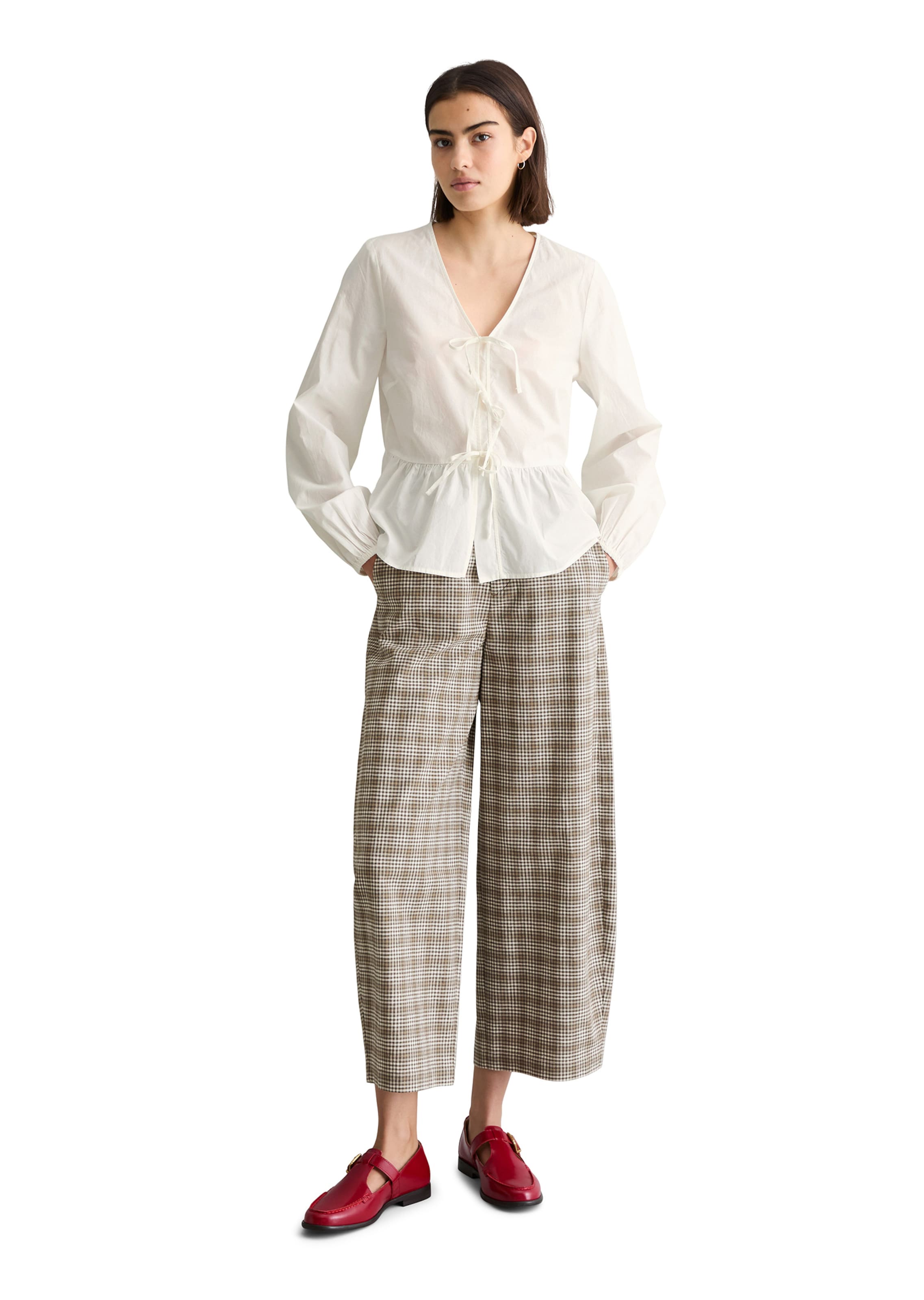 Marc O'Polo DENIM Bluse in Weiß