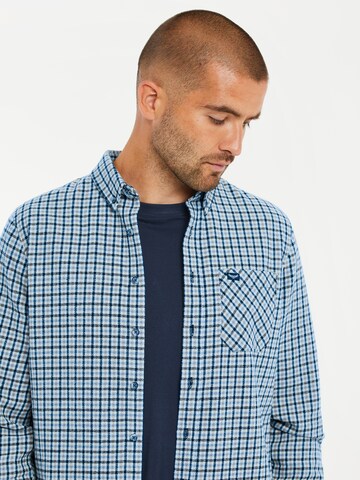 Threadbare Regular Fit Hemd 'Franco' in Blau