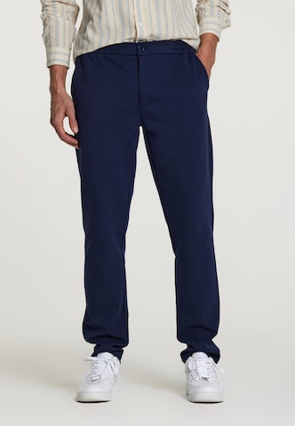 Shiwi Regular Trousers 'Hudson' in Blue: front