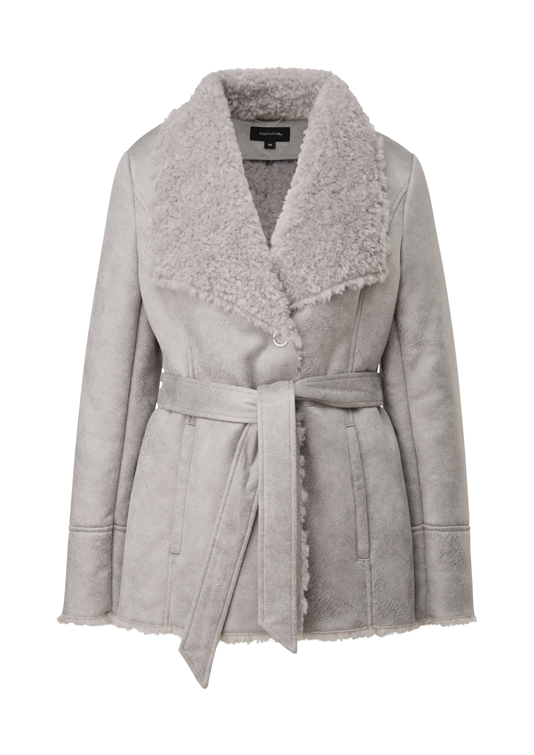 COMMA Between-season jacket in Grey: front