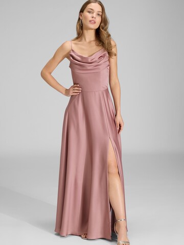 SWING Õhtukleit, värv roosa: eest vaates