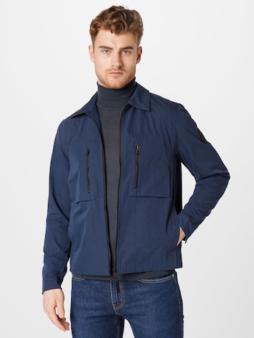Calvin Klein Přechodná bunda – modrá: přední strana