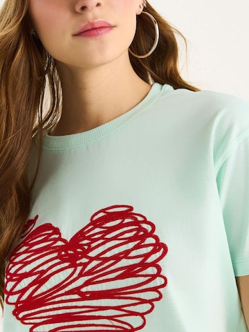 Bianco Lucci T-Shirt in Grün: Vorderseite