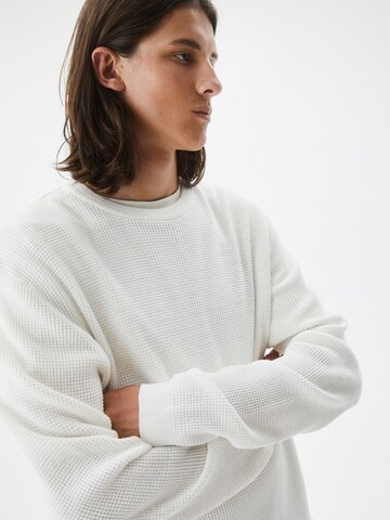 Pull-over Pull&Bear en blanc