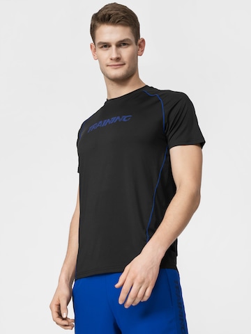 4F Performance shirt 'TSMF015' in Black: front