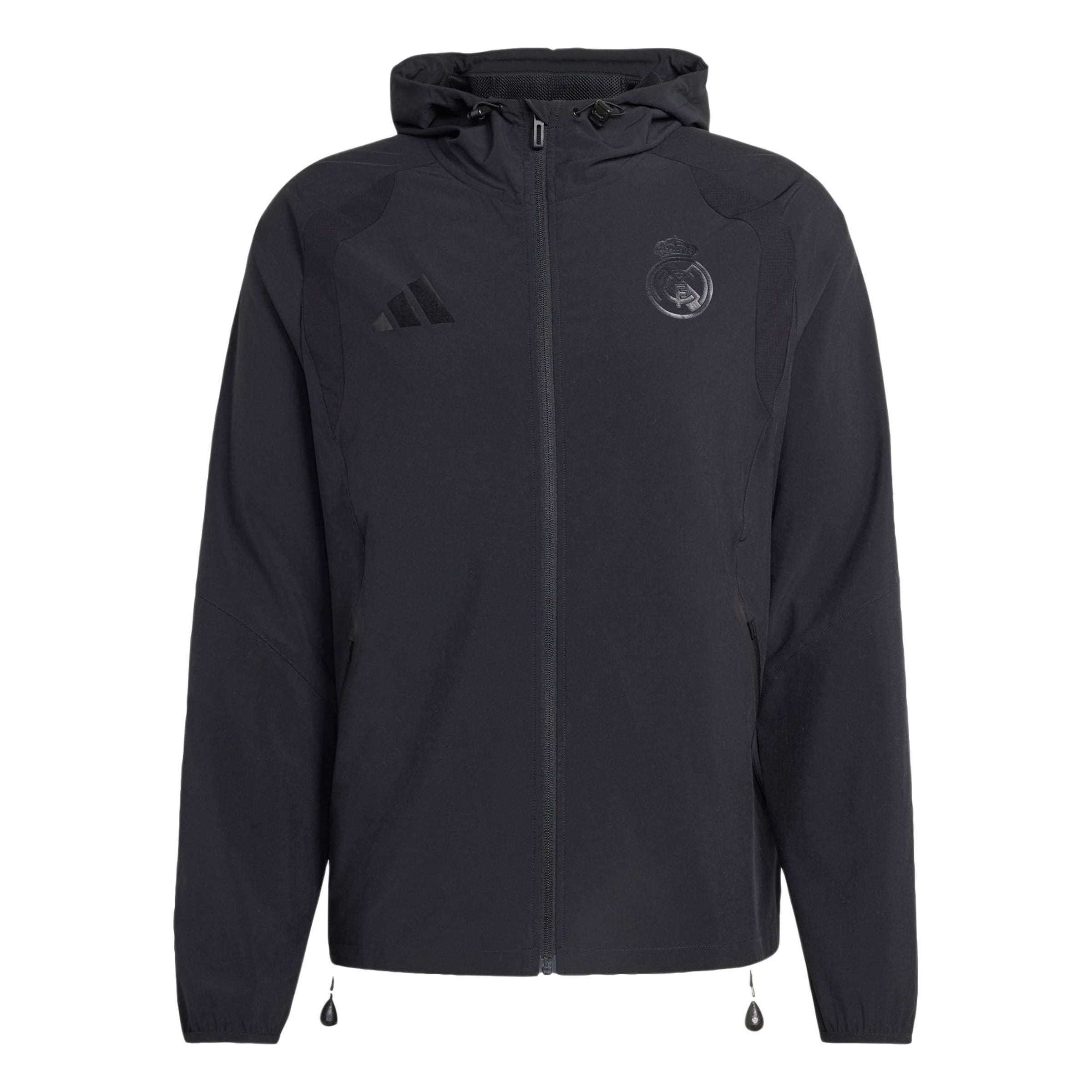 Veste outdoor 'Real Madrid' ADIDAS PERFORMANCE en noir : devant