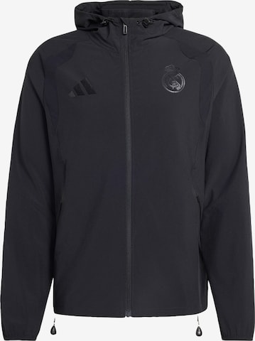 Giacca per outdoor 'Real Madrid' di ADIDAS PERFORMANCE in nero: frontale