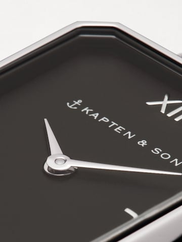 sidabrinė Kapten & Son Analoginis (įprasto dizaino) laikrodis 'Grace Silver Mesh'