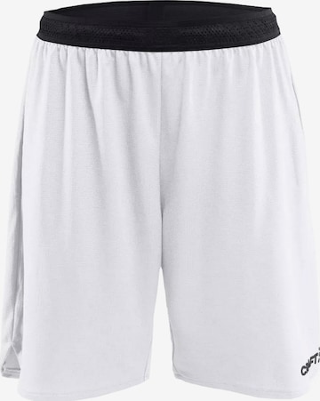 Craft Regular Sportshorts 'Progress' in Weiß: Vorderseite