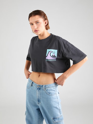 Tricou de la QUIKSILVER pe gri: față