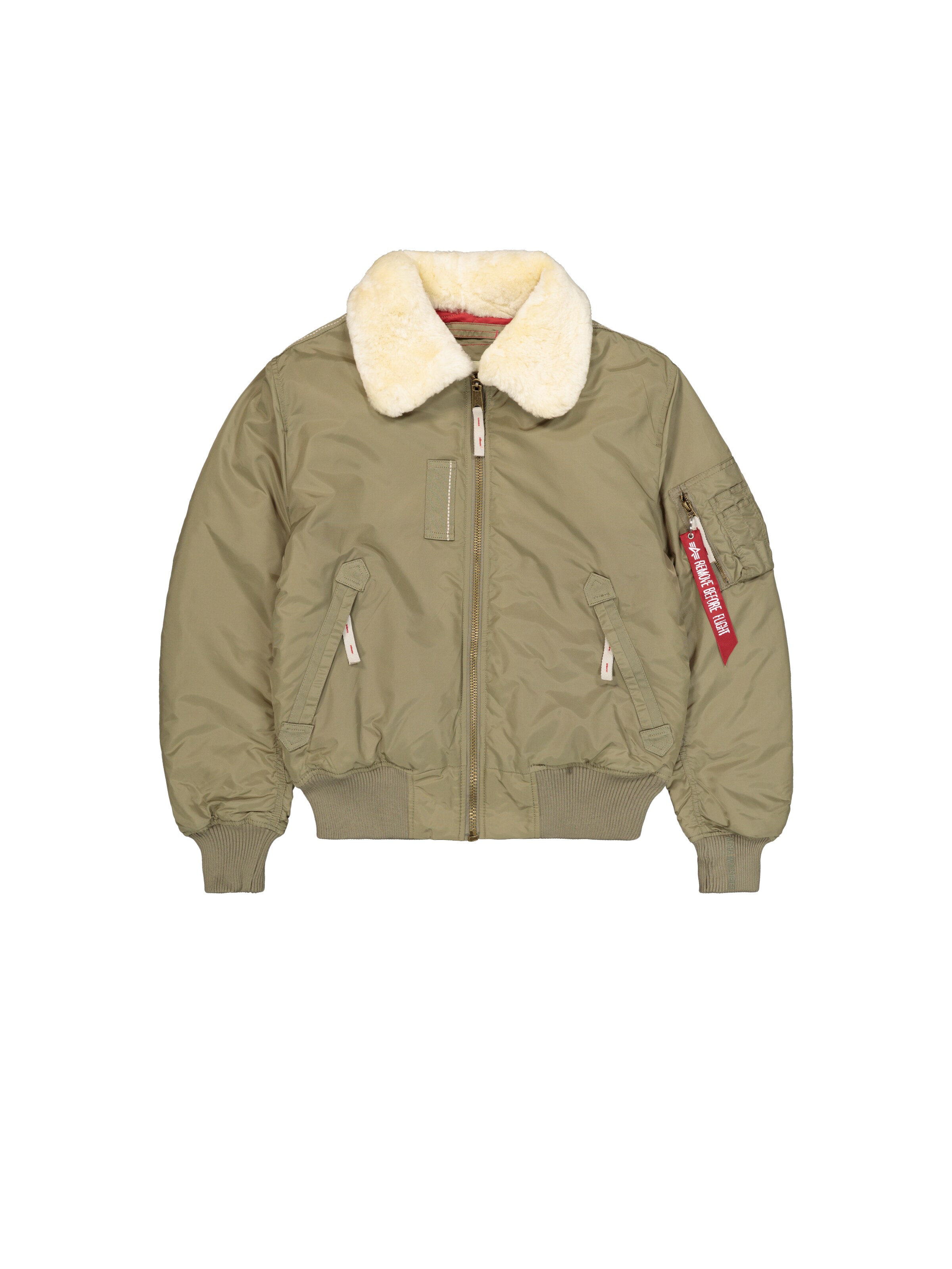 ALPHA INDUSTRIES Übergangsjacke 'Injector III'‌ in Braun: Vorderseite