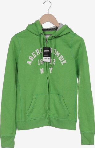 Abercrombie & Fitch Sweatshirt & Zip-Up Hoodie in L in Green: front