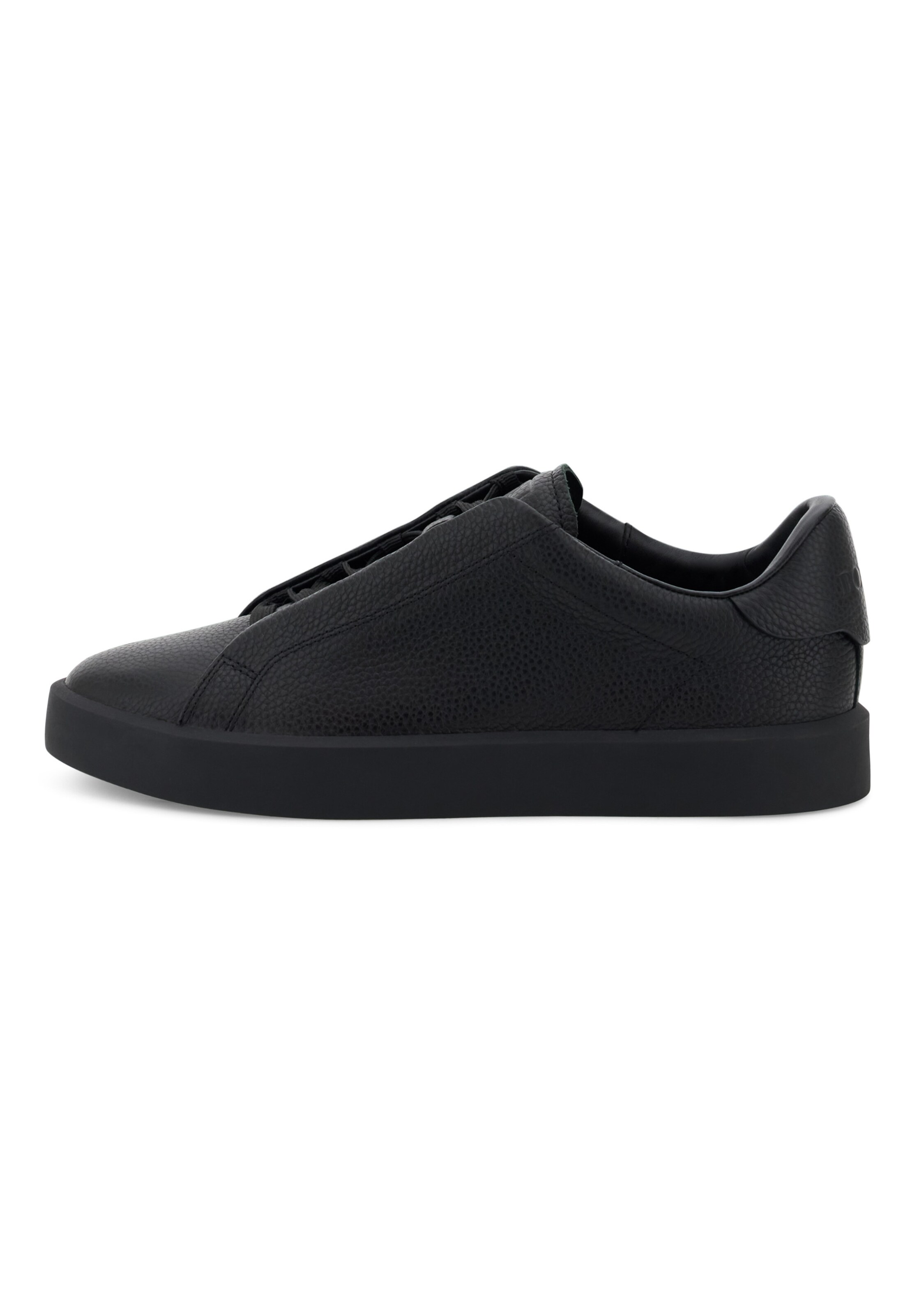 Boggi Milano Platform trainers in Black: front