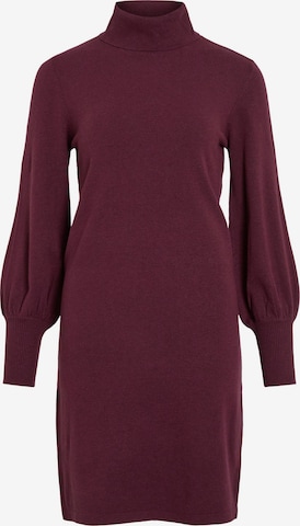 VILA - Vestido de punto 'VIKERRY' en rojo: frente