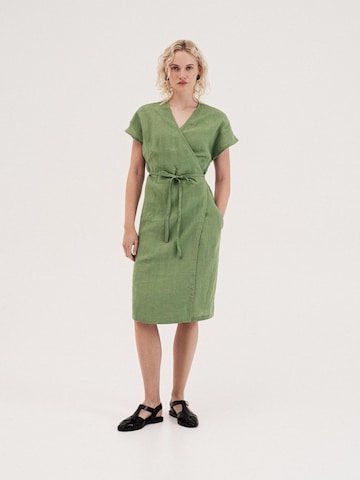 AmourLinen Kleid 'Rome'‌‌‌‌ in Grün