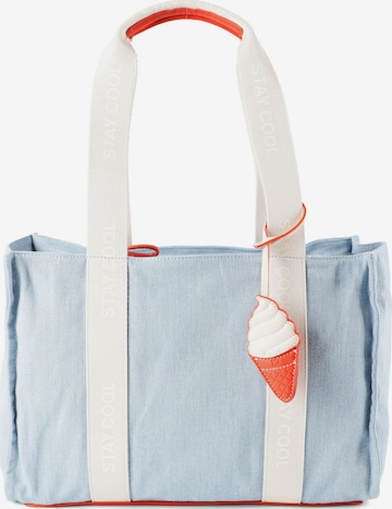 Sac bandoulière 'Azura' TOM TAILOR DENIM en bleu : devant